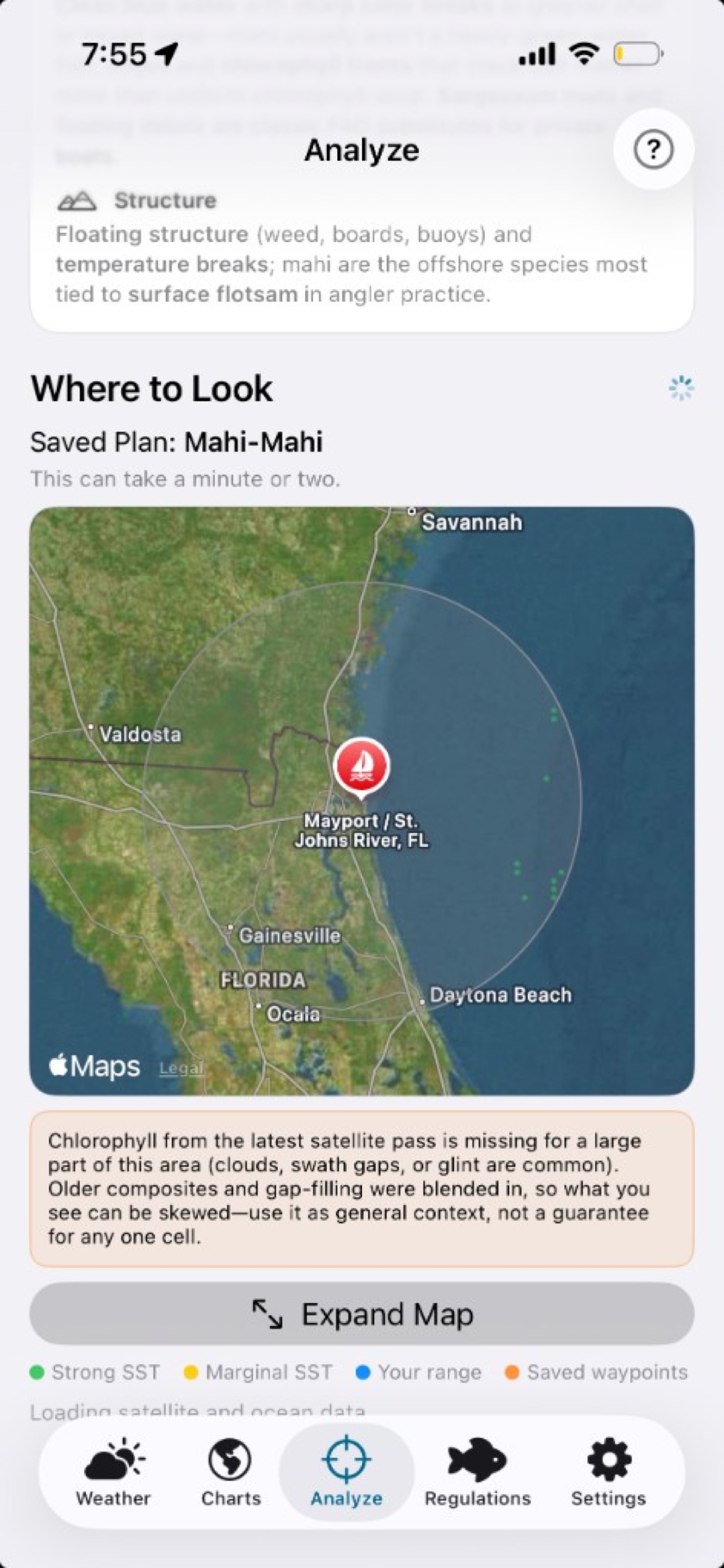 Analyze species hotspot map